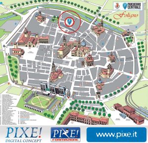 Cartina Parcheggio Centrale Foligno  Parcheggiare in centro a Foligno