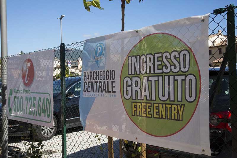 Parcheggiare in centro a Foligno al Parcheggio Centrale